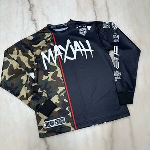MAYJAH LEAGUE HAWAI’i • Camouflage Long Sleeve Kids Shirt - Youth Kids XS (6/7)